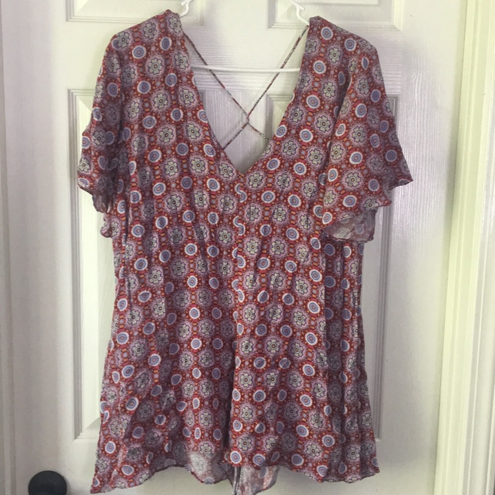 Patterned Romper Large From Boutique - image 1